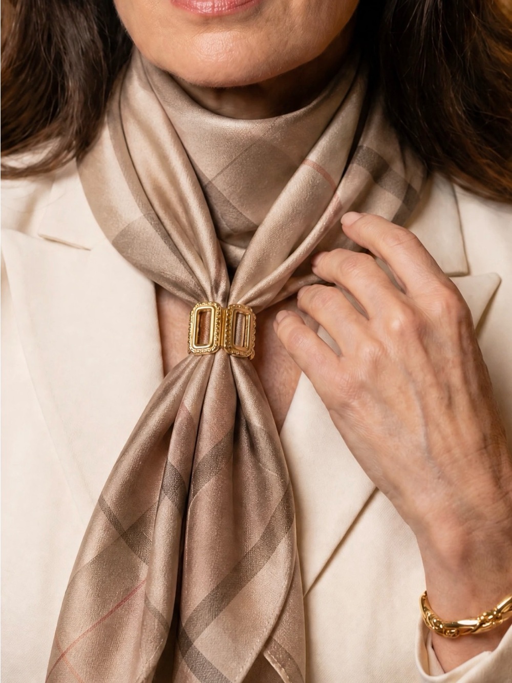 Burberry - Vintage Scarf Ring